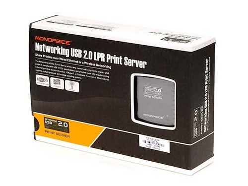 USB 2.0 Print Server 1 Port for Network Sharing of USB Printers Multiple OS S... - Picture 6 of 6