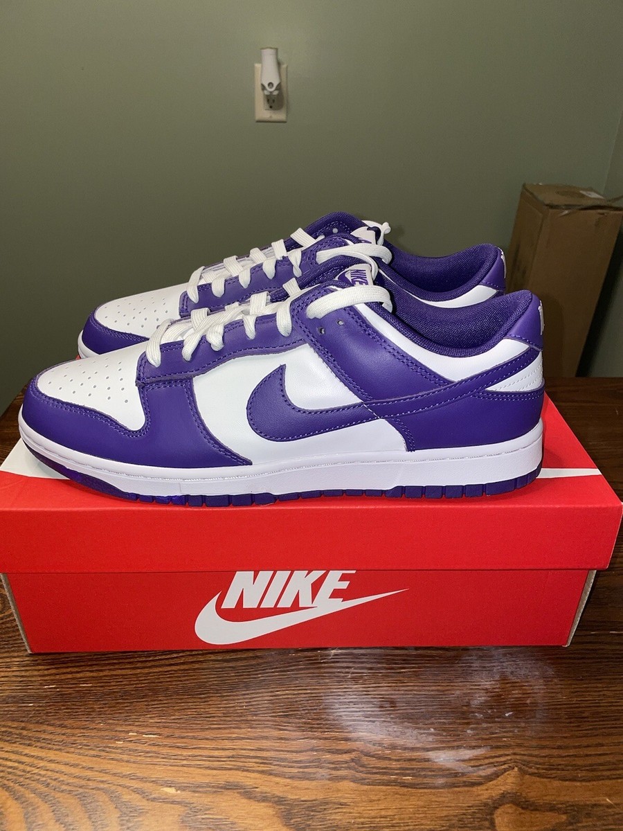 Size 10.5 - Nike Dunk Low Retro Championship Court Purple 2022