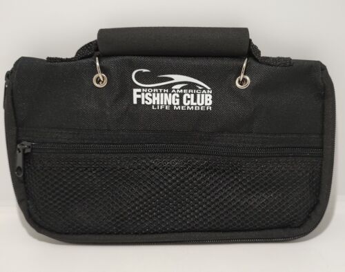 SMALL North American Fishing Club Wrap Fishing Tackle Binder Bag 3 Pouch - Picture 1 of 7