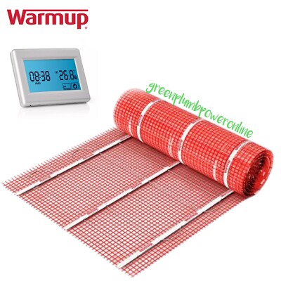 Warmup 200 Watt 4 qm Fußbodenheizmatte mit digitalem Thermostat (M)