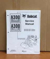 Bobcat A300 Skid Steer Loader Service Manual Shop Repair Book 2 Part # 6901932