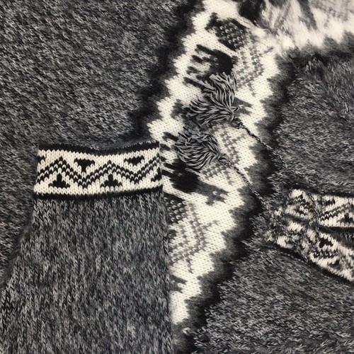 Peruvian Rasta Alpaca Ethnic Native American Wool Sweater Hoodie Made in Peru - 第 16/52 張圖片