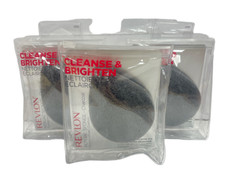Revlon Konjac Sponge - Charcoal Cleanse Brighten Gently Exfoliates Lot of 3