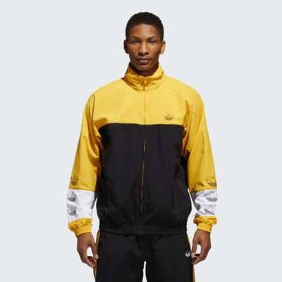 blocked warm up track jacket