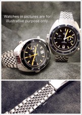 Mr.Beads HLF Beads of Rice Bracelet  Endlinks fit for Heuer Autavia 15630 11630