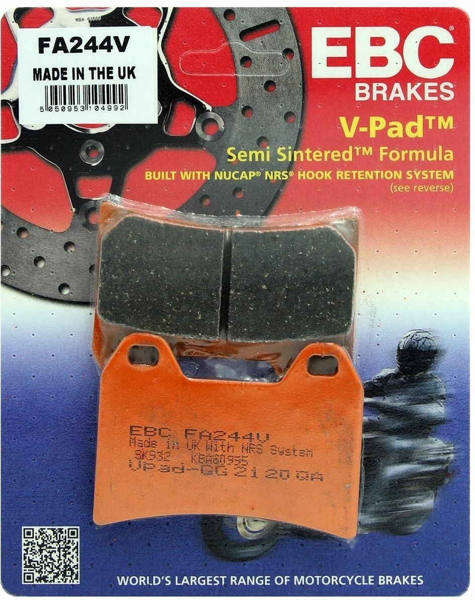FA244V  EBC PREMIUM BRAKE PADS fit MV AGUSTA 989 BRUTALE 08-09