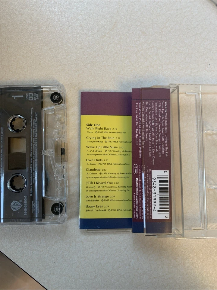 The Golden Years Of The Everly Brothers 24 track UK cassette album tape - Image 3 of 3