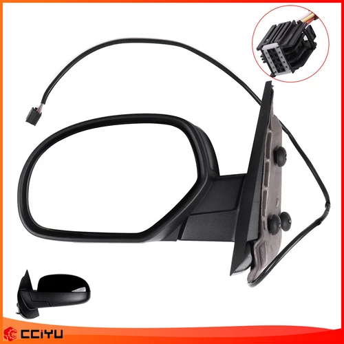 Left Side Foldaway For 2007-2013 Chevy GMC Power Heated Driver Side View Mirror