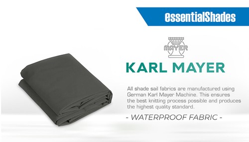 WATERPROOF SHADE SAIL RECTANGLE BLACK 2mx6m 6mx2m SUN 2x6 6x2 6x2m 2x6m 2 x 6 - Picture 4 of 4