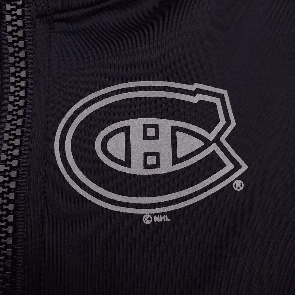 Montreal Canadiens Vest Black Touch Alyssa Milano Active Womens Sz Small Stretch - Image 2 of 4