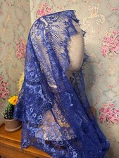 Handmade Eyelash Lace Adult Catholic Chapel Veil   Infinity Style No Clip  23
