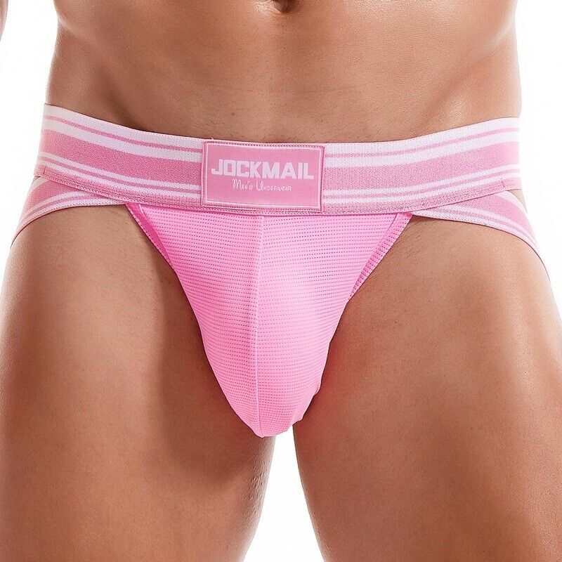 JOCKMAIL Men's Sexy Low-rise Underwear Thongs Bikini Mini Jockstrap Underpants