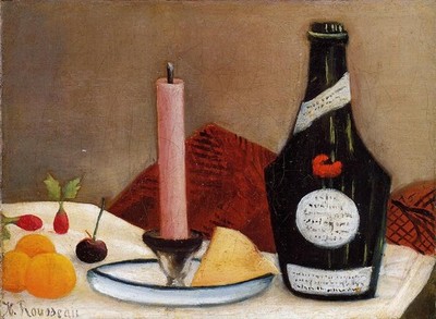 Henri Rousseau The Pink Candle 1910 17''x 22'' Archival Art Print