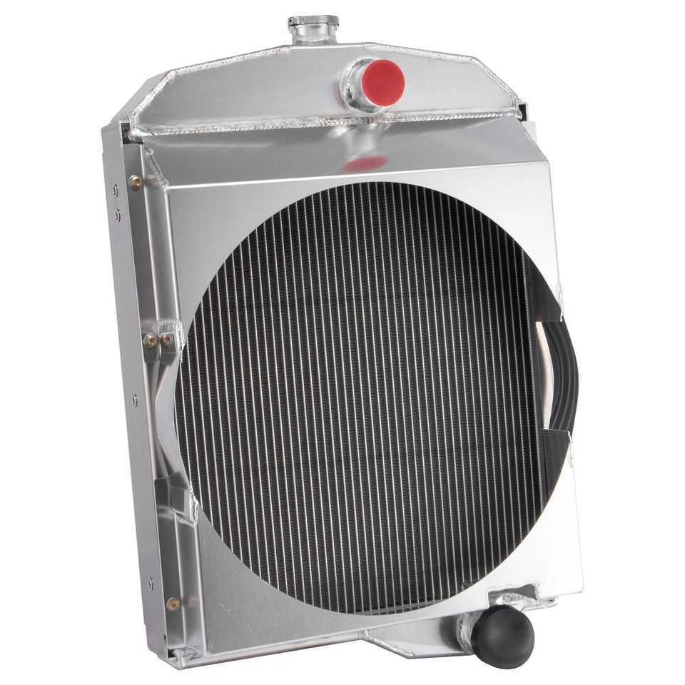 Radiador de tractor de 3 filas para Oliver 1550/1555 1600 1655 1650 #163273A, 163342AS Foto 3 de 4