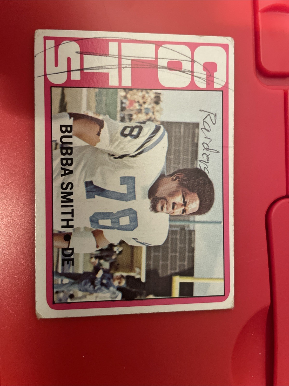 1972 Topps #190 Bubba Smith Colts Filler