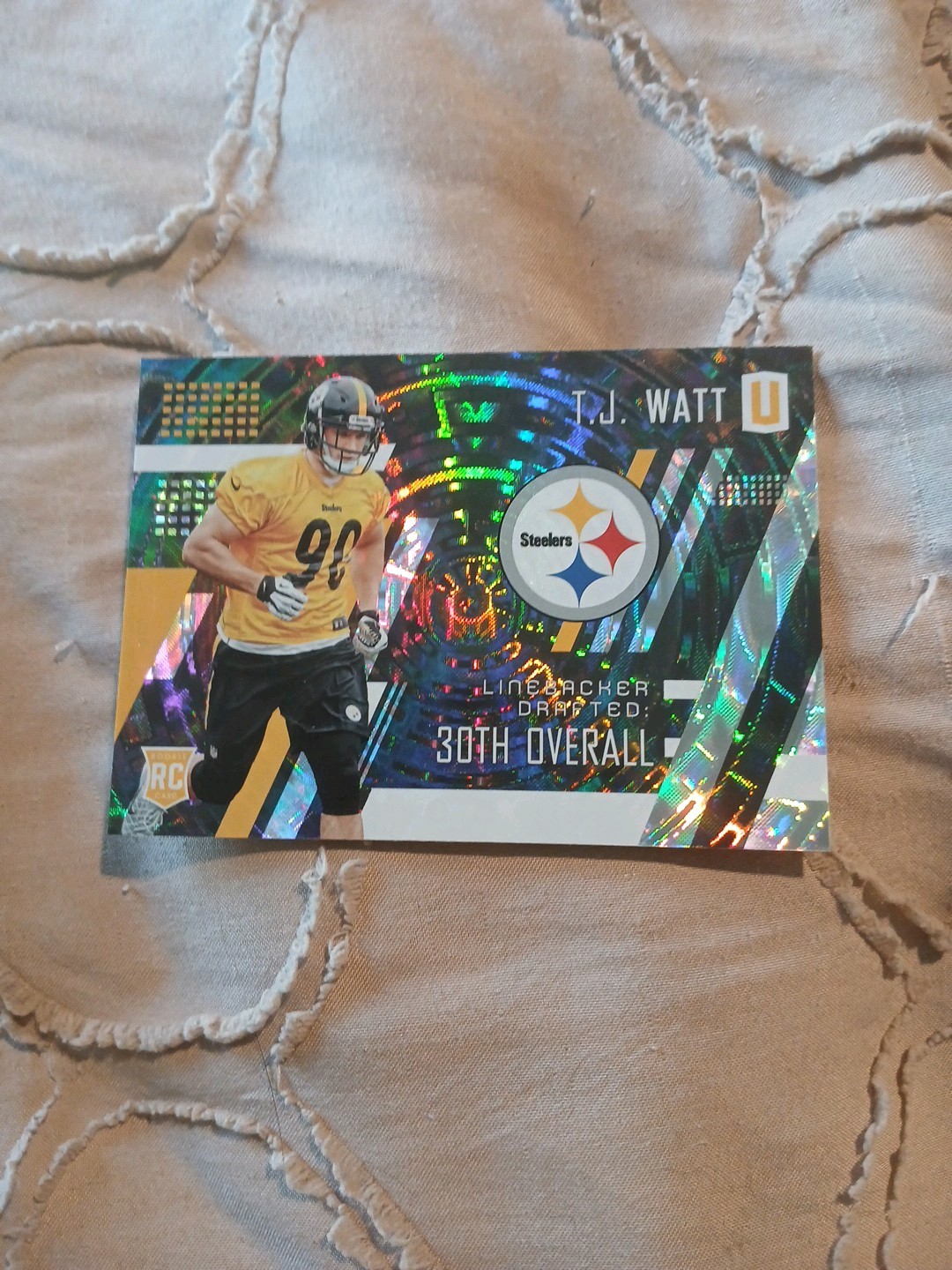 2017 Panini Unparalleled T.J. Watt Rookie Card #255 Steelers Badgers RC 🔥