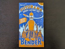 Official Futurama Robot Action Toy Bender Wind-up 2000