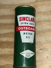 Vintage Sinclair Motor Oil Outboard Marina SEALED GAS OIL SIGN