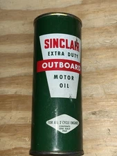 Vintage Sinclair Motor Oil Outboard Marina SEALED GAS OIL SIGN 