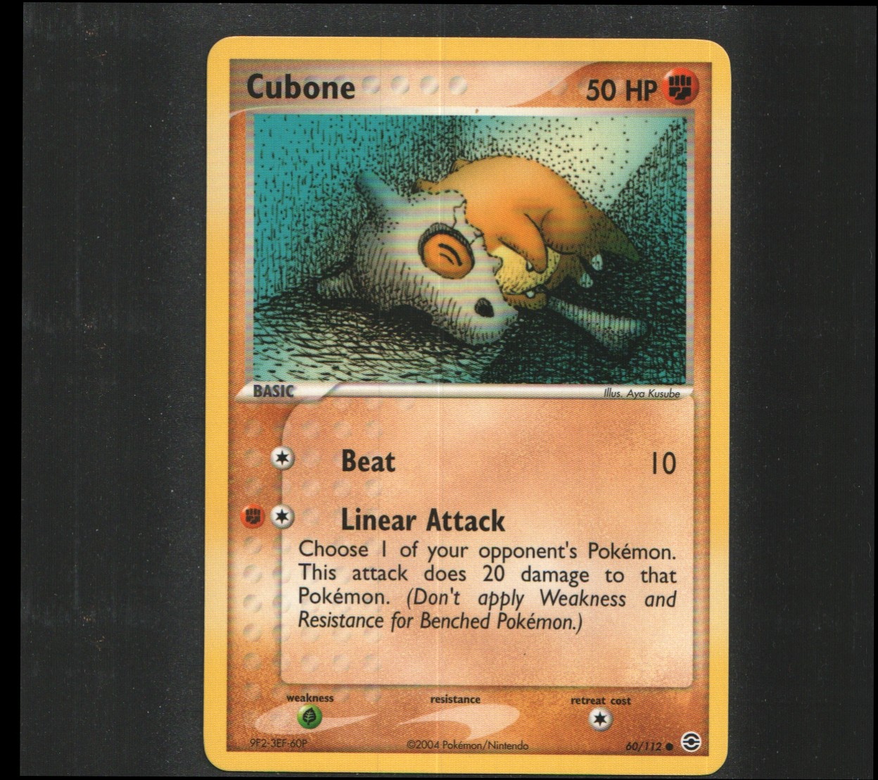 Cubone Common FireRed & LeafGreen 60/112 NM Aya Kusube