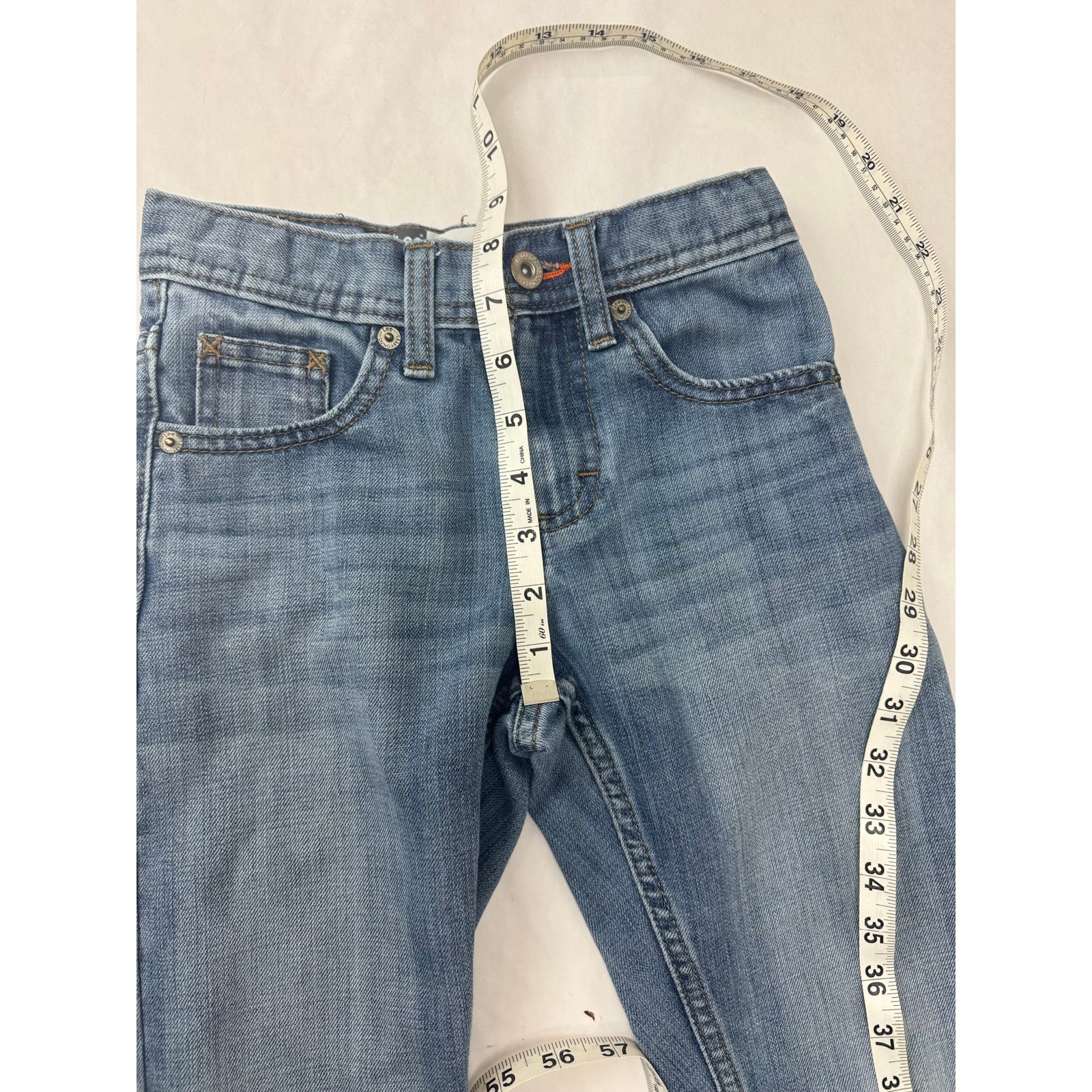 Lee Dungarees Slim Fit Jeans Blue Boys Size 10 Slim image 4