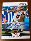 2012 Panini Score A J Green Auto Autograph