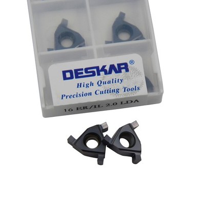 10X DESKAR 16ER / IL 2.0 LDA Threading Carbide Inserts for processing Stainless