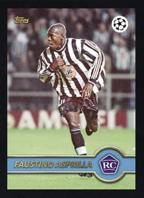 Topps Lost Rookie Champions League Faustino Asprilla Newcastle