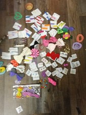 Vintage 89s Hair Accessories And Earrings Neon Saved By The Bell