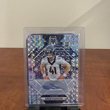 2023 Mosaic #318 Drew Sanders Rookie Autograph