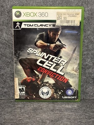Tom Clancy's Splinter Cell: Conviction (Microsoft Xbox 360, 2010) CIB Tested