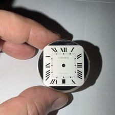 Reloj Cartier Santos 100 XL Galbee 40 mm esfera romana esfera plateada WSSA0018