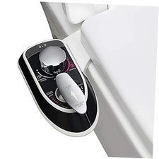  Warm Water Bidet Attachment for Toilet - Self Cleaning Dual Nozzle Sprays Hot 