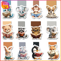 Magnetische Lesezeichen Set 12 StüCk Tier Motive Magnetisch FüR BüCher Geschenk