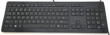 HP Premium Wired Keyboard Slim USB Type-A English Layout Quiet Black Z9N40AA ABD
