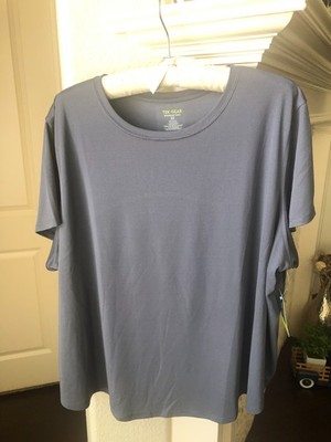 NWT Tek Gear Charcola Gray Short Sleeve Activewear Top - Size 3X - $21.99 New