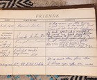 WWII Military “Buddies” Signature Book 1944–1945 – Great Seal Cover – Handwritte — photo 3