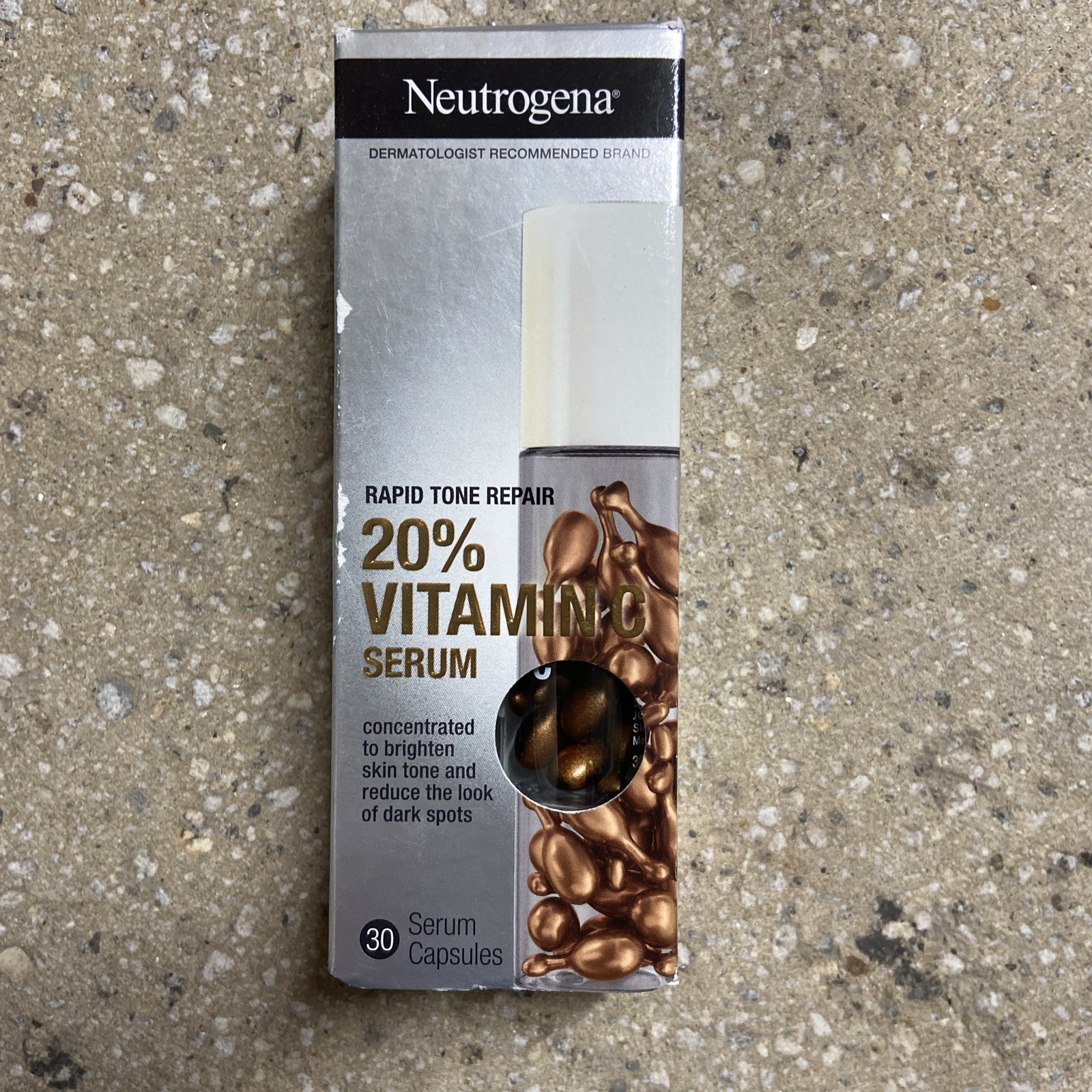 Neutrogena Rapid Tone Repair 20% Vitamin C Brightening Serum Capsules 30 Count