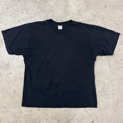 Structure T Shirt Black Blank 90s Y2K Vtg XL Basic Plain 