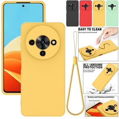For ZTE Blade A76 A71 A56 A54 A53 A52 A51 A35 Liquid Silicone Back Case Cover