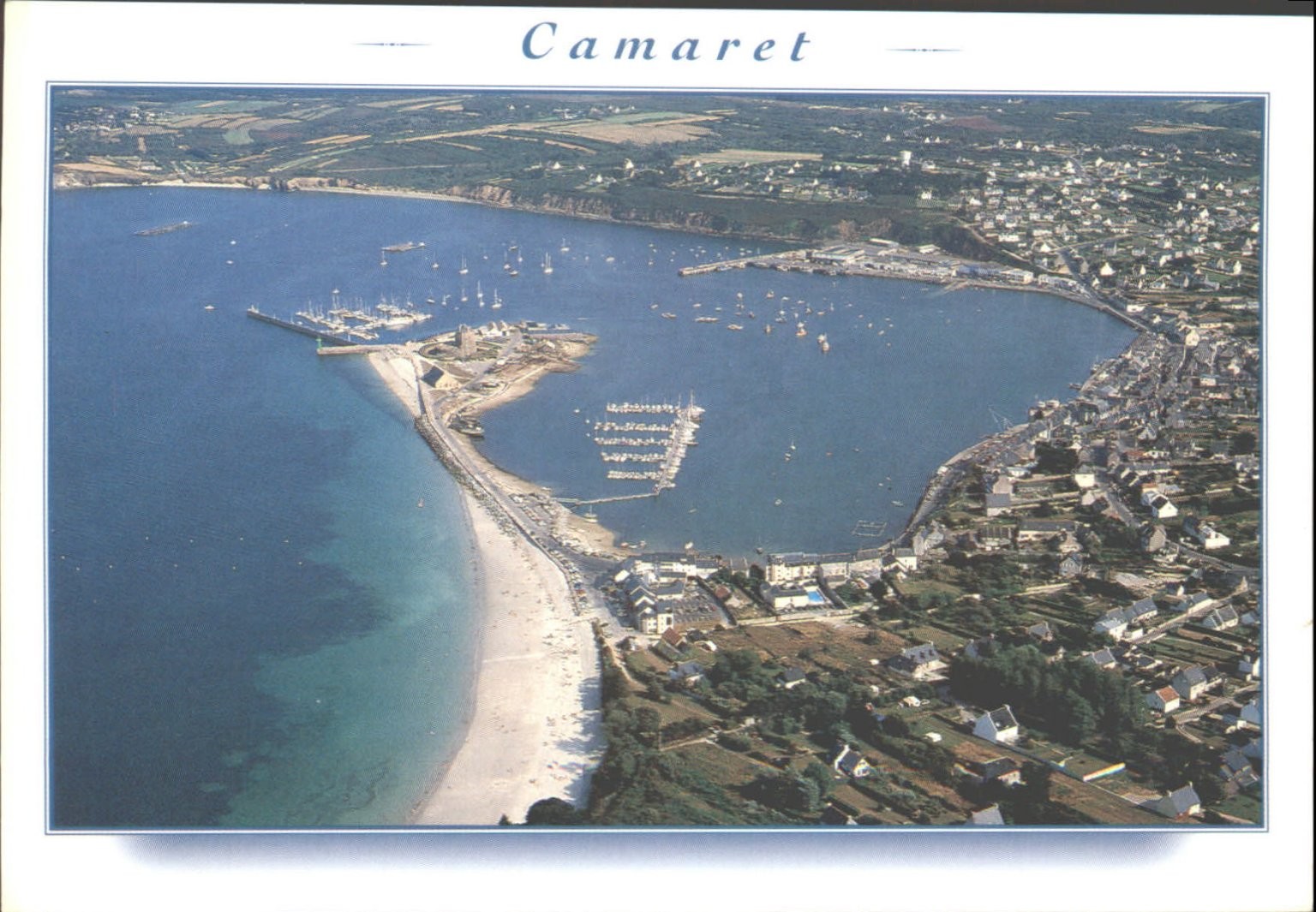 Camaret sur Mer France Aerial View Postcard Crozon Peninsula Brittany