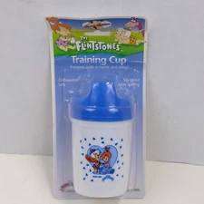The Flintstones Babyking Training Cup 1994 Regent Baby Products Vintage NIP