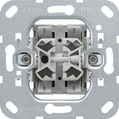 GIRA 013900 Einsatz Wippschalter und -taster 10AX 250V Wechselschalter / -taster