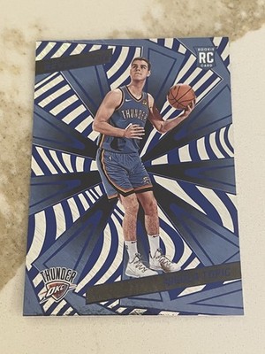 Nikola Topic Oklahoma City Thunder 2024-25 Panini Revolution Blue Storm RC #133