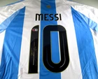 Lionel Messi / Autographed Team Argentina 2024 Copa America Soccer Jersey / BAS