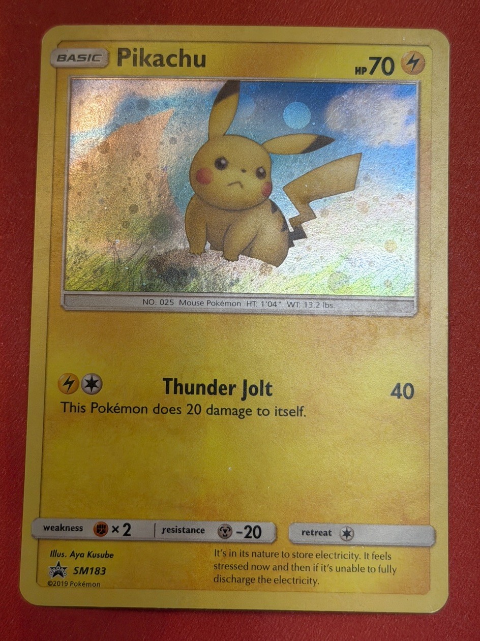 The Pokémon Company Pokémon TCG Pikachu SM183 Promo Holo English MP
