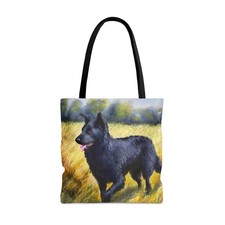 Mudi - Herding Dog Canvas Tote Bag