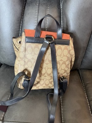 Coach Kleo Backpack in Signature Canvas with Suede Flap | eBay display picture 1