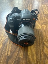Sony Alpha DSLR-A200 10.2MP Digital SLR Camera - Black with lense - 18-70