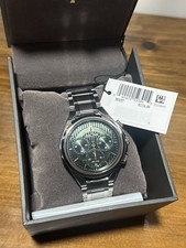 Bulova Curv Chronograph Quartz Green Dial Men's Watch 96A297